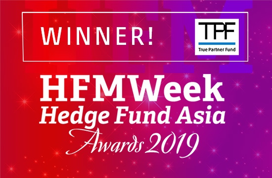 True Partner Fund winner HFM Hedge Fund Asia Awards 2019 True Partner Fund winner HFM Hedge Fund Asia Awards 2019